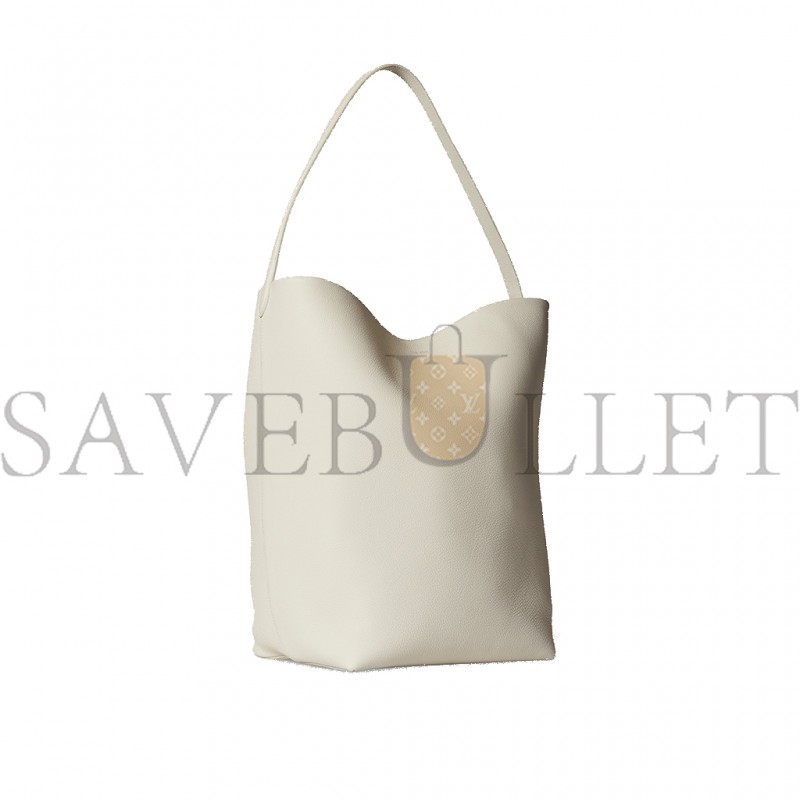 THE ROW LARGE NS PARK TOTE BAG IN LEATHER IVORY W1273L129IVPD (43*38*20cm)