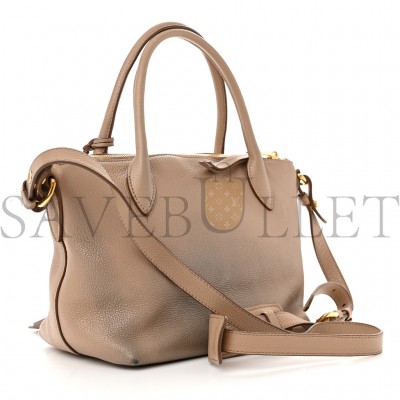 PRADA VITELLO DAINO MINI SHOPPING TOTE CAMMEO 1BA111  (24*19*12cm)