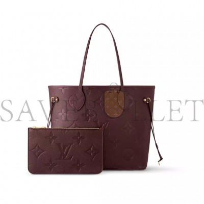 LOUIS VUITTON MASTER NEVERFULL MM MONOGRAM EMPREINTE LEATHER TOTE BAG FOR M45684 (32*29*17cm) LOUIS VUITTON MASTER NEVERFULL MM MONOGRAM EMPREINTE LEATHER TOTE BAG FOR M45684 (32*29*17cm)