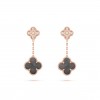 VAN CLEEF ARPELS MAGIC ALHAMBRA EARRINGS, 2 MOTIFS - ROSE GOLD, DIAMOND, MOTHER-OF-PEARL VCARP2R200 VAN CLEEF ARPELS MAGIC ALHAMBRA EARRINGS, 2 MOTIFS - ROSE GOLD, DIAMOND, MOTHER-OF-PEARL VCARP2R200