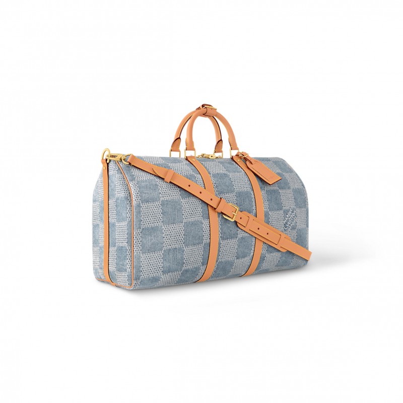 LOUIS VUITTON MASTER DENIM KEEPALL BANDOULIÈRE 50 N40739 (50*29*23cm)