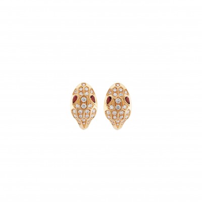 BVLGARI SERPENTI DIAMOND EARRINGS 380165 BVLGARI SERPENTI DIAMOND EARRINGS 380165