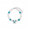 LOUIS VUITTON TURQUOISE RODEO BRACELET M1154A LOUIS VUITTON TURQUOISE RODEO BRACELET M1154A