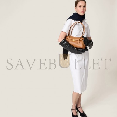 MIU MIU LEATHER SHOULDER BAG 5BD265 (28*16*8cm) MIU MIU LEATHER SHOULDER BAG 5BD265 (28*16*8cm)