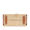 HERMES MASTER GOLD SWIFT AND OSIER WICKER PICNIC BIRKIN 25 PALLADIUM HARDWARE 3691524 (25*20*13cm)