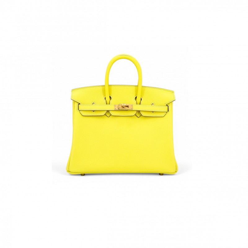 HERMES BIRKIN 25 LIME SWIFT 10132142 (25*20*13cm)