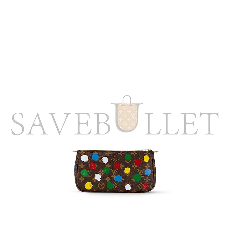 LOUIS VUITTON MASTER LV X YK MULTI POCHETTE ACCESSOIRES M46385 (24*13.5*4cm) LOUIS VUITTON MASTER LV X YK MULTI POCHETTE ACCESSOIRES M46385 (24*13.5*4cm)