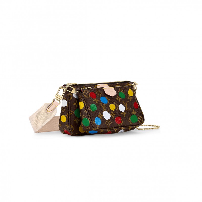 LOUIS VUITTON MASTER LV X YK MULTI POCHETTE ACCESSOIRES M46385 (24*13.5*4cm) LOUIS VUITTON MASTER LV X YK MULTI POCHETTE ACCESSOIRES M46385 (24*13.5*4cm)