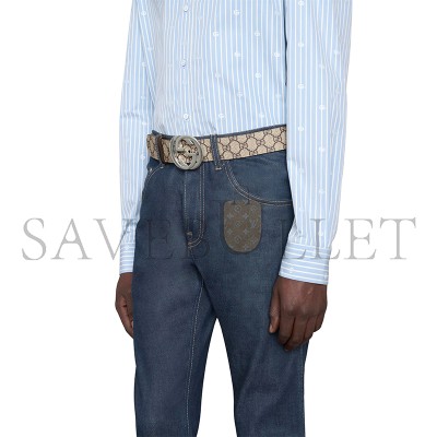 GUCCI BELT WITH INTERLOCKING G BUCKLE 411924