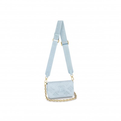 LOUIS VUITTON MASTER WALLET ON STRAP BUBBLEGRAM M81399 (20*12*6cm)