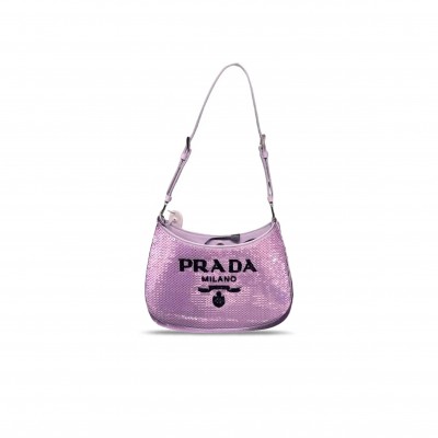 PRADA CLOE SEQUIN BAG 1BC169 (22*18.5*4.5cm) PRADA CLOE SEQUIN BAG 1BC169 (22*18.5*4.5cm)