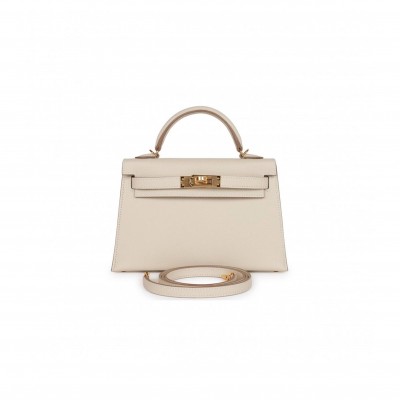 HERMES MINI KELLY EPSOM GOLD HARDWARE (19*12*5.5cm)