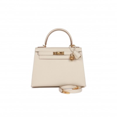 HERMES KELLY 28 EPSOM GOLD HARDWARE (28*22*10cm)