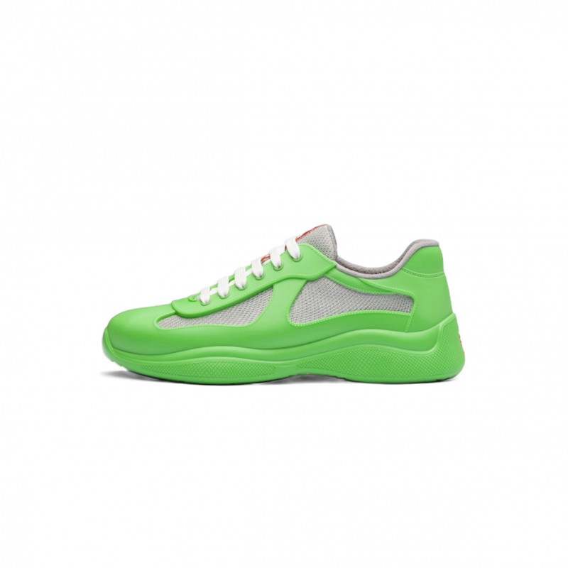 PRADA AMERICA'S CUP SOFT RUBBER AND BIKE FABRIC SNEAKERS 4E6500