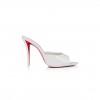 CHRISTIAN LOUBOUTIN MISS Z MULE 100MM OPEN HEEL SANDALS PATENT LEATHER WHITE WOMEN'S 1250970W302 CHRISTIAN LOUBOUTIN MISS Z MULE 100MM OPEN HEEL SANDALS PATENT LEATHER WHITE WOMEN'S 1250970W302