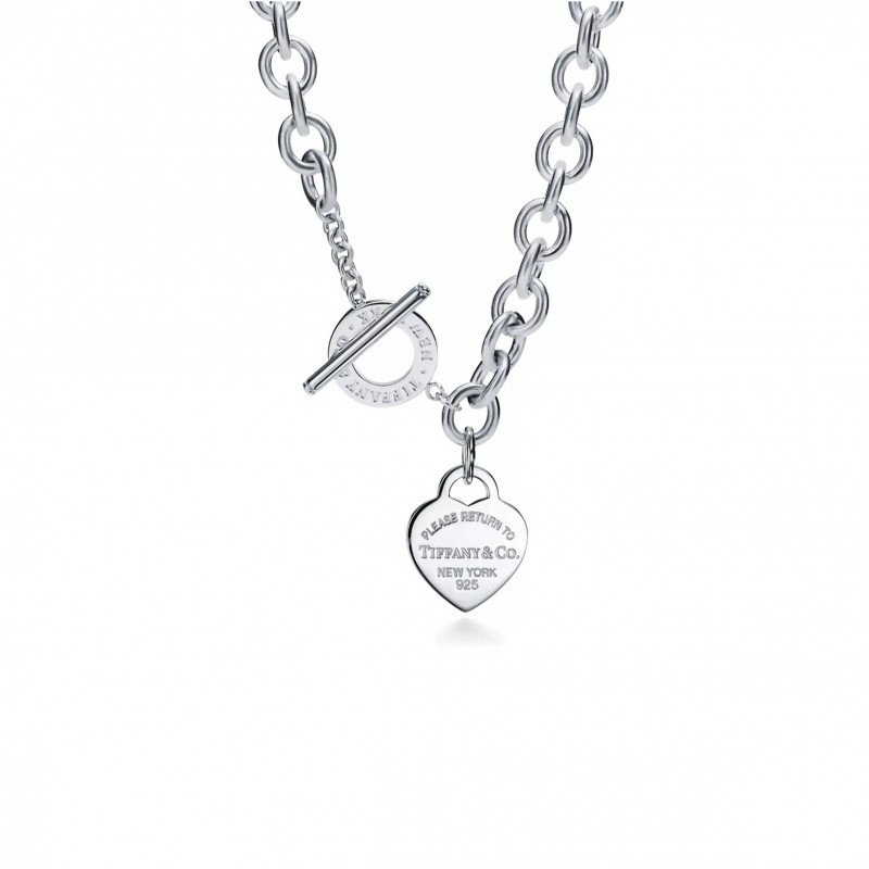 TIFFANY HEART TAG TOGGLE NECKLACE IN SILVER 1155147822
