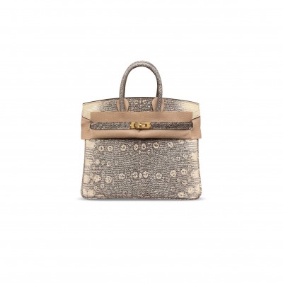 HERMÈS MASTER BIRKIN 25 LIZARD NATURAL GRADIENT GOLD HARDWARE (25*20*13cm) HERMÈS MASTER BIRKIN 25 LIZARD NATURAL GRADIENT GOLD HARDWARE (25*20*13cm)