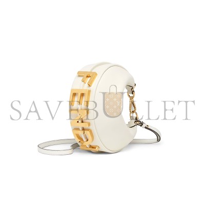 FENDI FENDIGRAPHY MINI WHITE LEATHER MINI BAG 8BS081A5DYF1HEL (20*13*7.5cm) FENDI FENDIGRAPHY MINI WHITE LEATHER MINI BAG 8BS081A5DYF1HEL (20*13*7.5cm)
