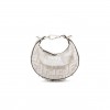 FENDI NANO FENDIGRAPHY SILVER CRYSTALS CHARM 7AS089APKFF1MZK (16.5*14*5cm)