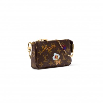 LOUIS VUITTON MASTER MINI POCHETTE ACCESSOIRES M15328 (15.5*10.5*4cm)