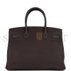 HERMES MASTER BIRKIN 30 TOGO CHOCOLATE GOLD HARDWARE (30*22*16cm)