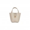 HERMES PICOTIN LOCK 22 BETON CLEMENCE GOLD HARDWARE (22*21*17cm)