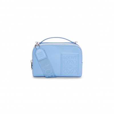 LOEWE MINI CROSSBODY CAMERA BAG IN SATIN CALFSKIN C565R41X05 (18*13*8.5cm)