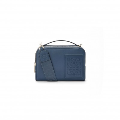 LOEWE MINI CROSSBODY CAMERA BAG IN SATIN CALFSKIN C565R41X05 (18*13*8.5cm)