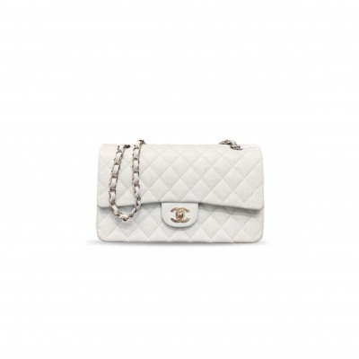 CHANEL CAVIAR QUILTED MEDIUM DOUBLE FLAP LIGHT A01112 (25.5*15.5*6.5cm) CHANEL CAVIAR QUILTED MEDIUM DOUBLE FLAP LIGHT A01112 (25.5*15.5*6.5cm)