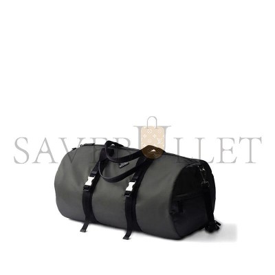 PRADA RE-NYLON AND SAFFIANO LEATHER DUFFLE BAG 2VC015 (50*27*27cm) 
