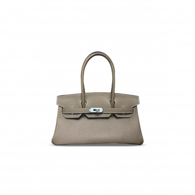HERMES BIRKIN 29 SHOULDER TOGO PALLADIUM HARDWARE (29*19*16cm)
