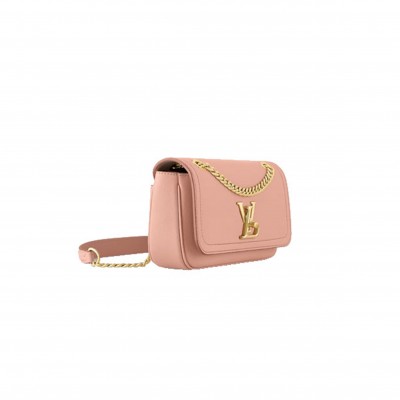 LOUIS VUITTON MASTER LOCKME CHAIN BAG EAST WEST M22585 (23.5*14*6cm)