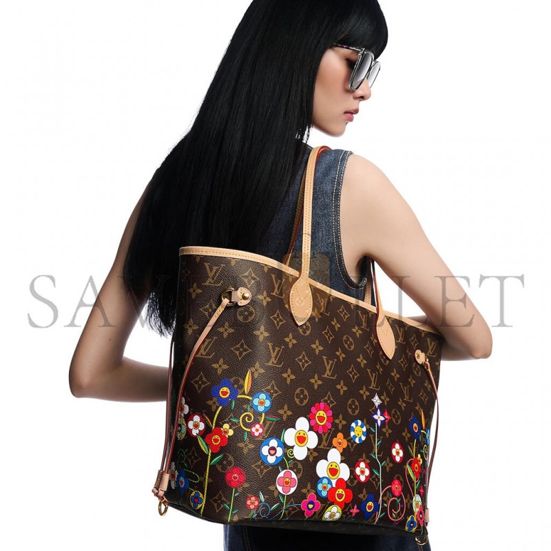 LOUIS VUITTON MASTER MURAKAMI LV X TM NEVERFULL MM M13271 (31*28*14cm) LOUIS VUITTON MASTER MURAKAMI LV X TM NEVERFULL MM M13271 (31*28*14cm)