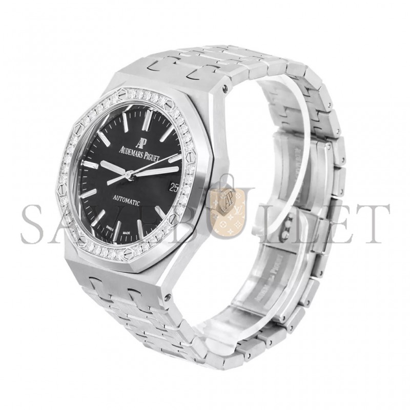 AUDEMARS PIGUET ROYAL OAK LADIES 37 AUTOMATIC DIAMOND BEZEL 37MM WATCH 15451ST.ZZ.1256ST.01