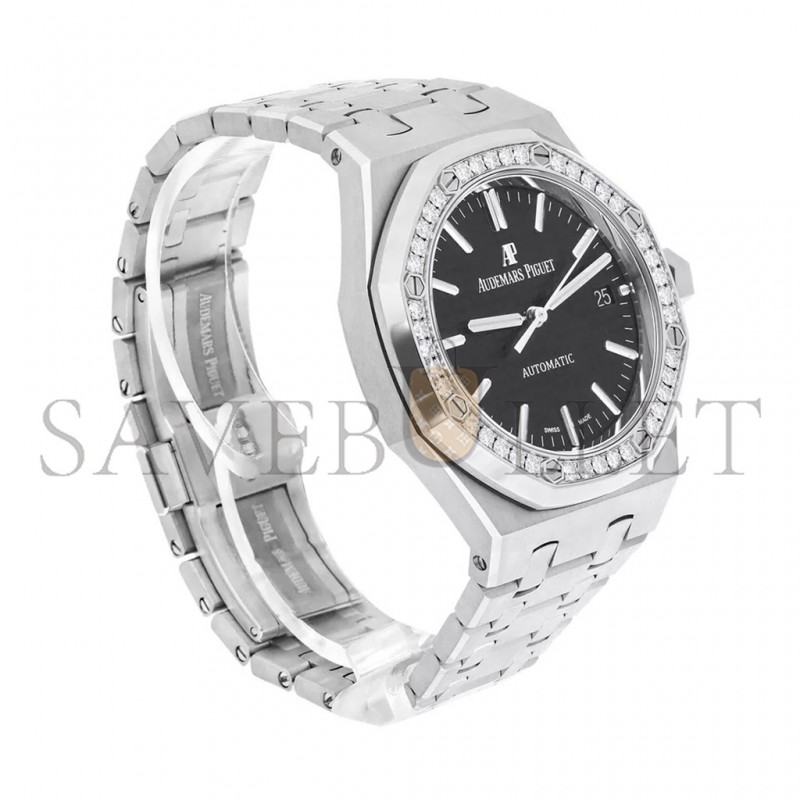 AUDEMARS PIGUET ROYAL OAK LADIES 37 AUTOMATIC DIAMOND BEZEL 37MM WATCH 15451ST.ZZ.1256ST.01