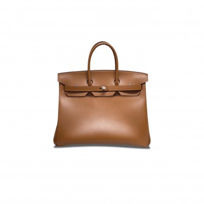 HERMES BIRKIN BOX 35 BROWN BAG 1963189330 (35*25*18cm)