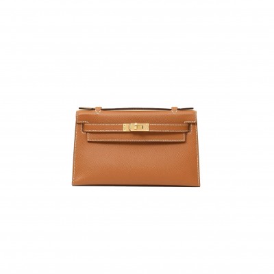 HERMES MINI KELLY BAG, EPSOM 22 (22*14*7cm)