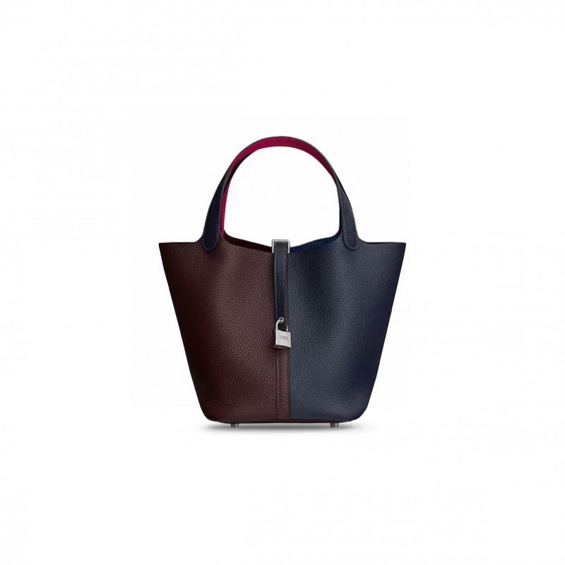HERMES PICOTIN LOCK 22 TAURILLON CLEMENCE H082380CKAK (22*21*17cm)