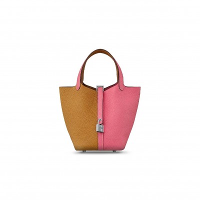 HERMES MASTER PICOTIN LOCK 18 TAURILLON CLEMENCE H064427CKAK (18*18*13cm)