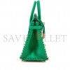 HERMÈS MASTER BIRKIN 25 PICNIC BAG IN MINT GREEN BARENIA LEATHER AND WOVEN WICKER H082668CK23 (25*20*13cm)