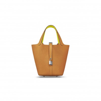 HERMES MASTER PICOTIN LOCK 18 TAURILLON CLEMENCE H069560CKAP (18*18*13cm) HERMES MASTER PICOTIN LOCK 18 TAURILLON CLEMENCE H069560CKAP (18*18*13cm)