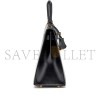 HERMÈS BLACK BOX KELLY 28 GOLD HARDWARE (28*22*10cm) 