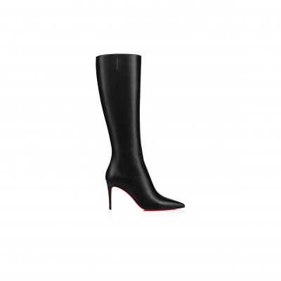 CHRISTIAN LOUBOUTIN KATE BOTTA 10CM BOOTS CALF LEATHER BLACK WOMEN 3211152BK01