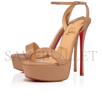 CHRISTIAN LOUBOUTIN LOUBI QUEEN ALTA 150 MM STRAPPY SANDALS-NAPPA LEATHER-BLUSH-WOMEN 3211198PK1A CHRISTIAN LOUBOUTIN LOUBI QUEEN ALTA 150 MM STRAPPY SANDALS-NAPPA LEATHER-BLUSH-WOMEN 3211198PK1A