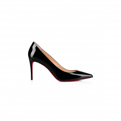 CHRISTIAN LOUBOUTIN KATE 85 MM PUMPS-PATENT CALF LEATHER-BLACK-WOMEN 3191416BK01