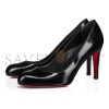 CHRISTIAN LOUBOUTIN PUMPPIE 85 MM PUMPS-CALF LEATHER-BLACK-WOMEN 3230631B439 CHRISTIAN LOUBOUTIN PUMPPIE 85 MM PUMPS-CALF LEATHER-BLACK-WOMEN 3230631B439