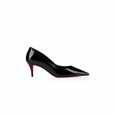 CHRISTIAN LOUBOUTIN MISS Z PUMPS-PATENT CALF LEATHER-BLACK-WOMEN 1250938B439