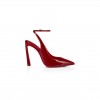 CHRISTIAN LOUBOUTIN CONDORA STRAP 100 MM STRAPPY PUMPS-VOG PATENT LEATHER-LOUBI-WOMEN 1250532R558
