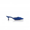 MANOLO BLAHNIK MAYSALE BLUE SUEDE BUCKLE DETAIL MULES 9XX-0246-0026 MANOLO BLAHNIK MAYSALE BLUE SUEDE BUCKLE DETAIL MULES 9XX-0246-0026
