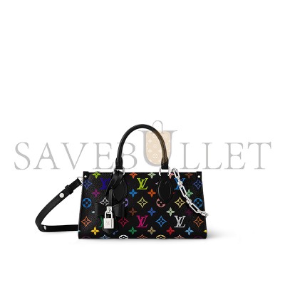 LOUIS VUITTON MASTER MURAKAMI LV X TM ONTHEGO EAST WEST CHAIN M13260 (25*13*10cm) LOUIS VUITTON MASTER MURAKAMI LV X TM ONTHEGO EAST WEST CHAIN M13260 (25*13*10cm)